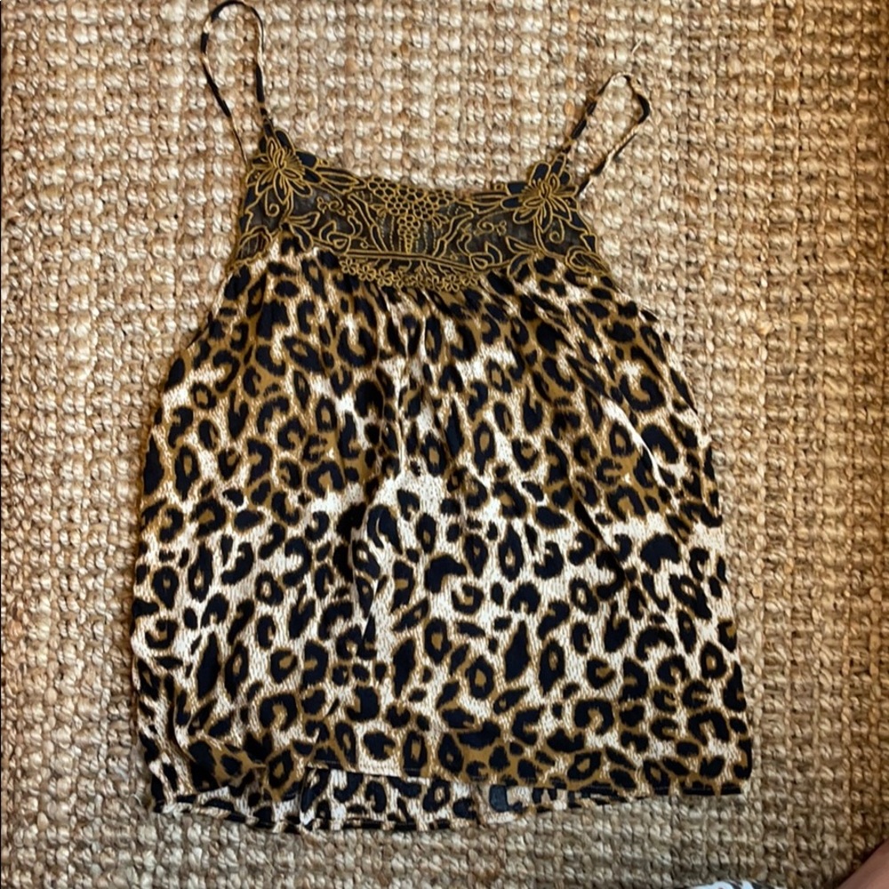 cheetah print tank